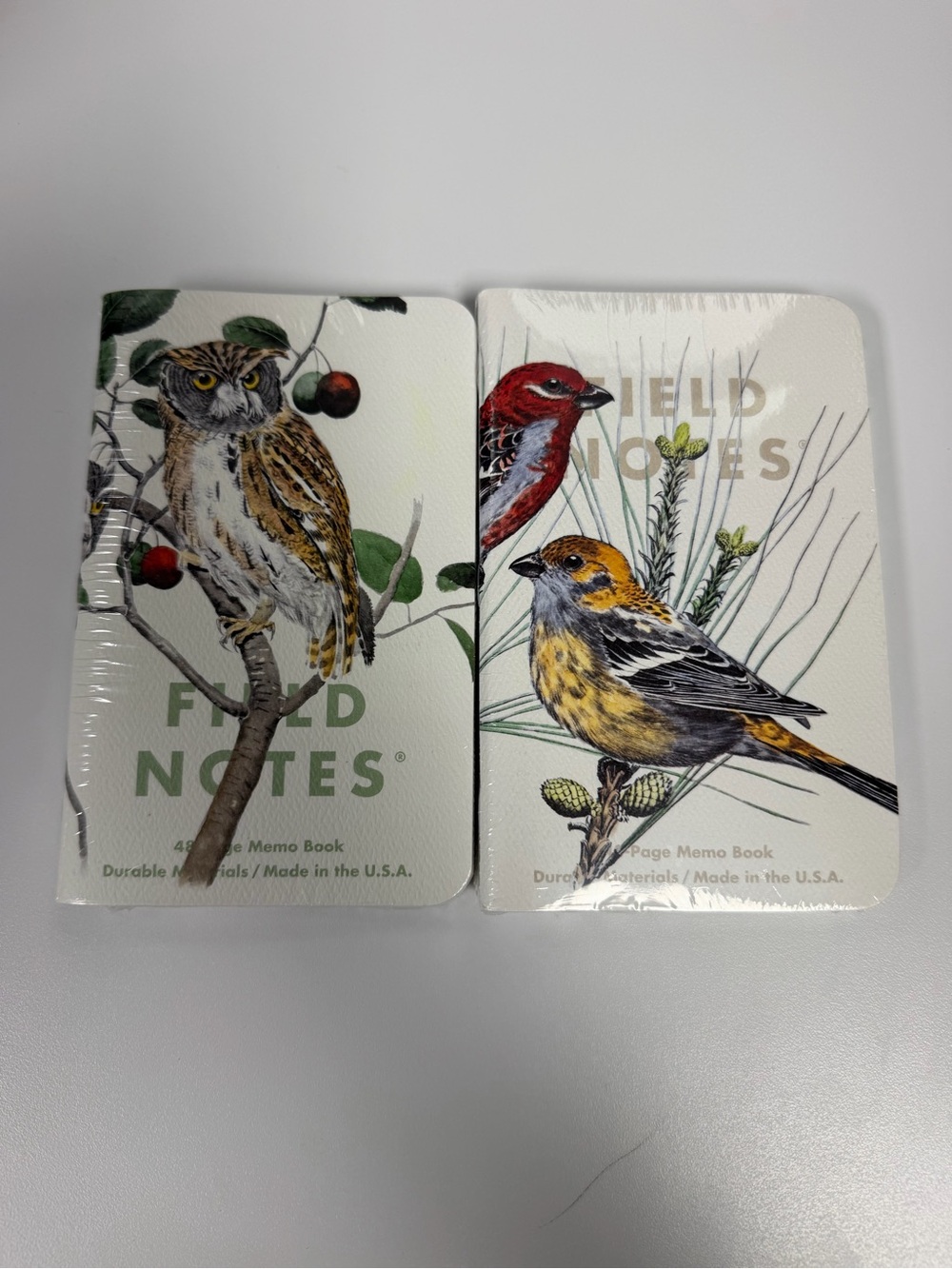 2 Sets of 3 Field Notes Birds & Trees of North America-sealed